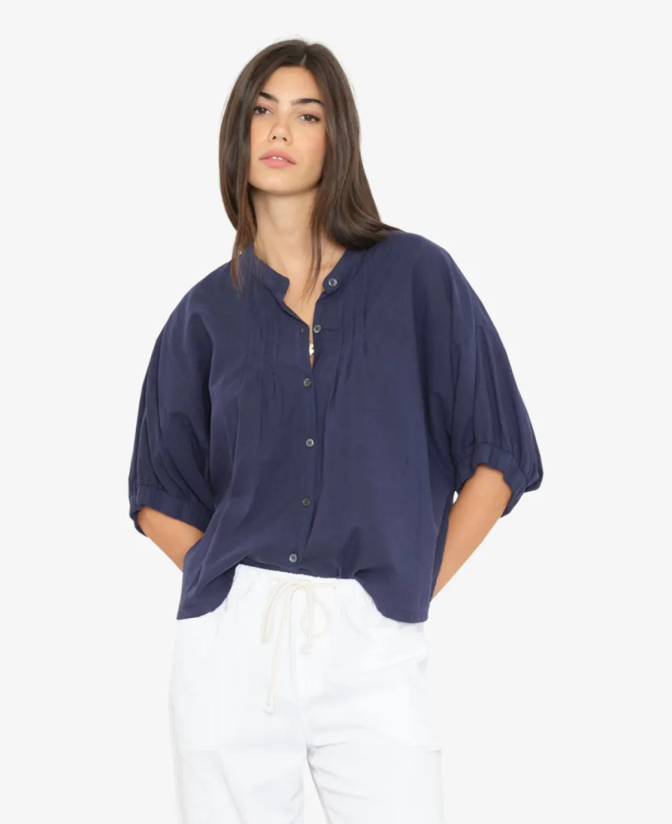 Xirena Blouse - Navy 2 Xirena Xirena Blouse - Navy