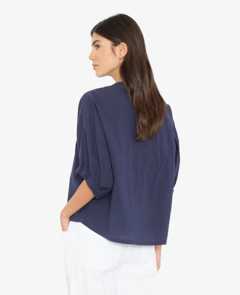 Xirena Blouse - Navy 4 Xirena Xirena Blouse - Navy