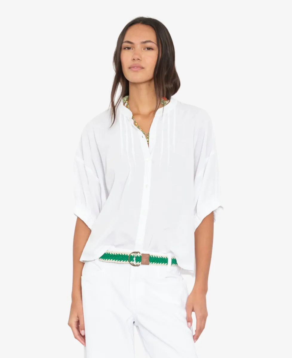 Xirena Blouse - White 2 Xirena Xirena Blouse - White