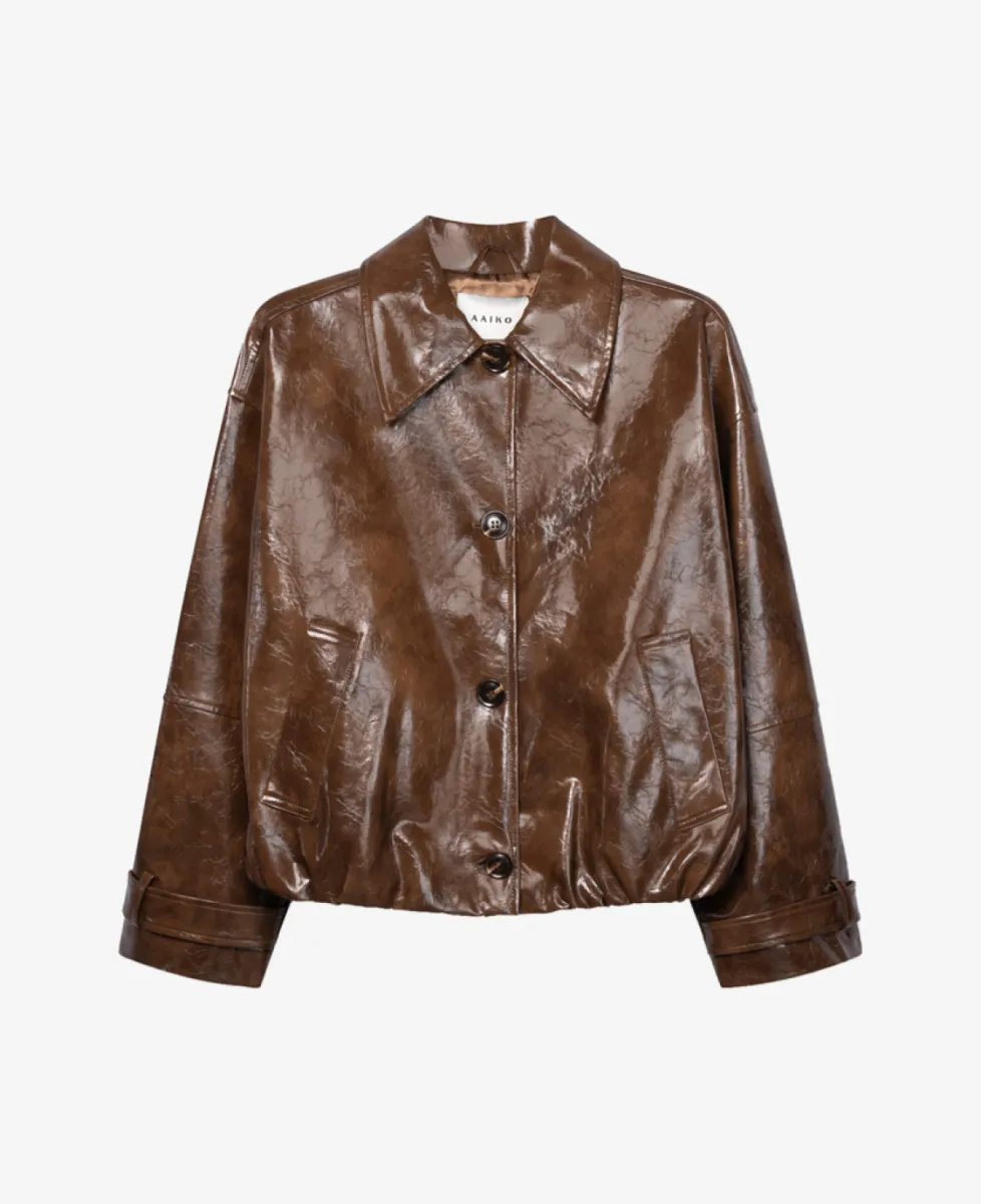 Aaiko Blazer - 191012 DARK MOCHA 1 Aaiko Aaiko Blazer - 191012 DARK MOCHA