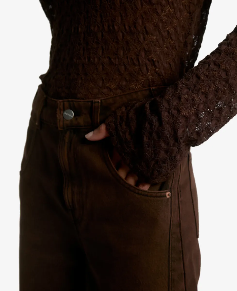Aaiko Shirt ml - 191419 CHICORY COFFEE 4 Aaiko Aaiko Shirt ml - 191419 CHICORY COFFEE
