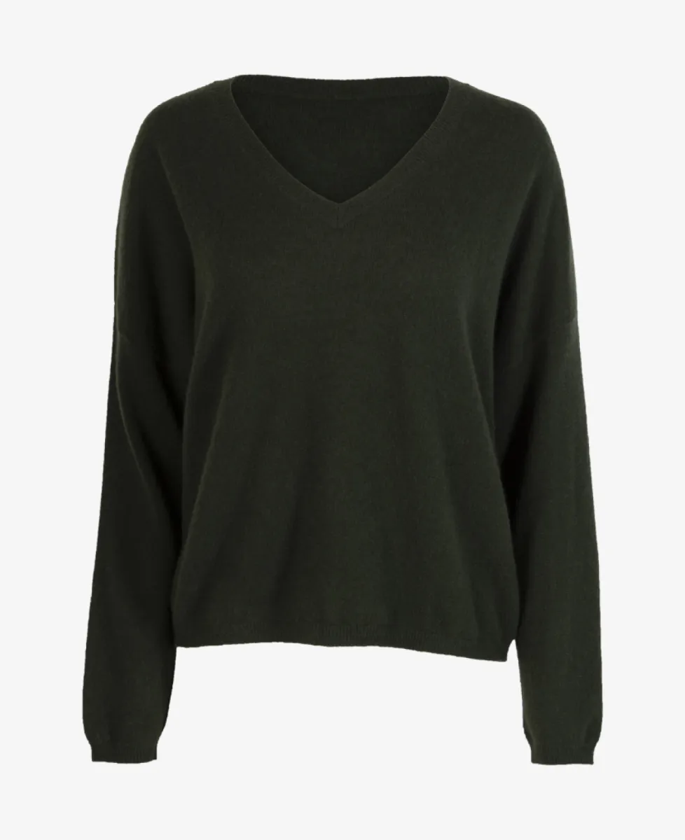 Absolut cashmere Trui - Dark Artichoke 1 Absolut cashmere Absolut cashmere Trui - Dark Artichoke