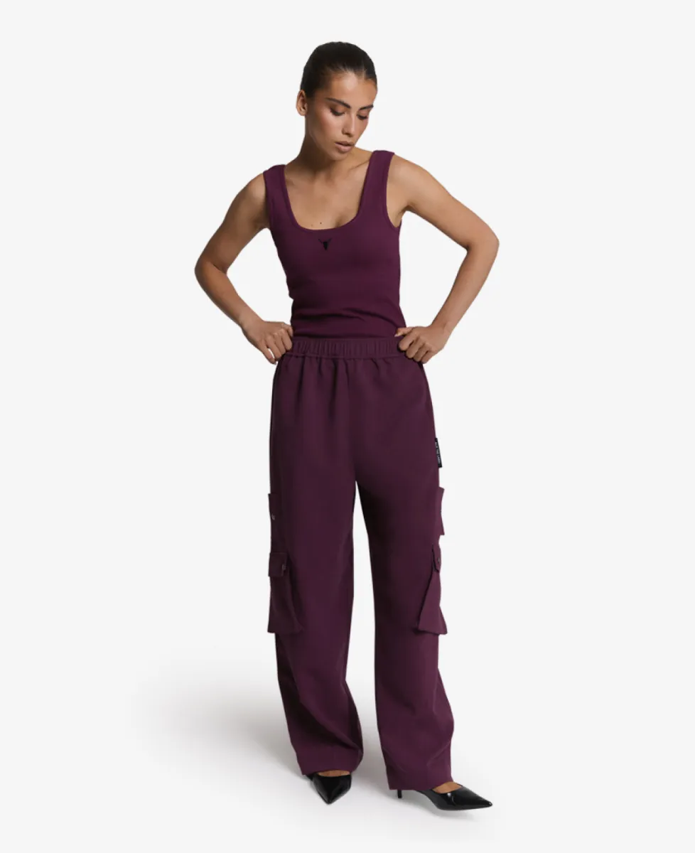 ALIX The Label Pantalon - 516 Aubergine 2 ALIX The Label ALIX The Label Pantalon - 516 Aubergine