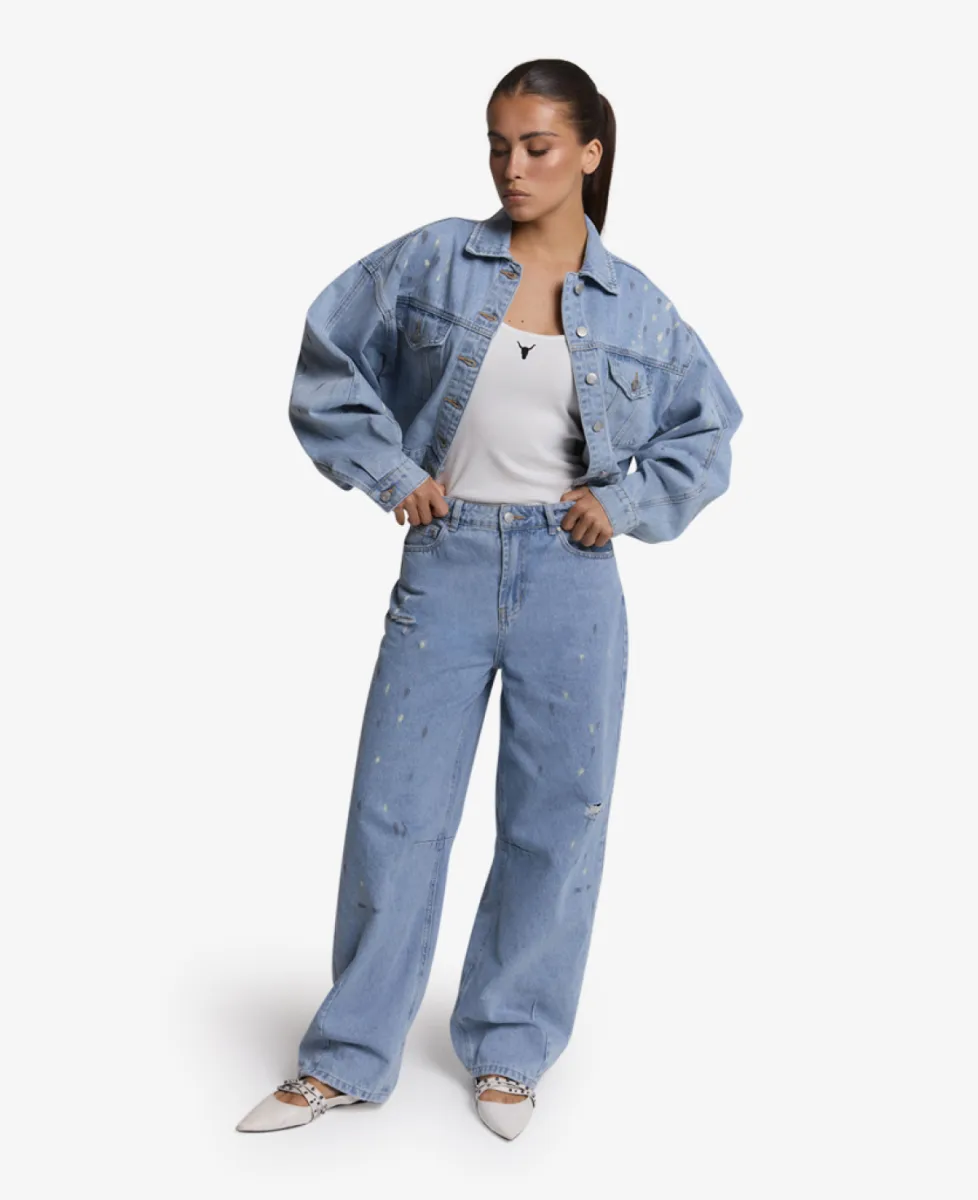 ALIX The Label Jeans - 199 Light blue denim 2 ALIX The Label ALIX The Label Jeans - 199 Light blue denim