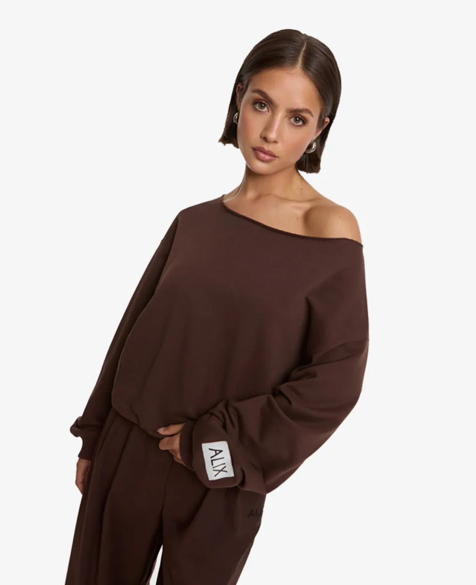 ALIX The Label Sweater - 659 Warm brown 2 ALIX The Label ALIX The Label Sweater - 659 Warm brown
