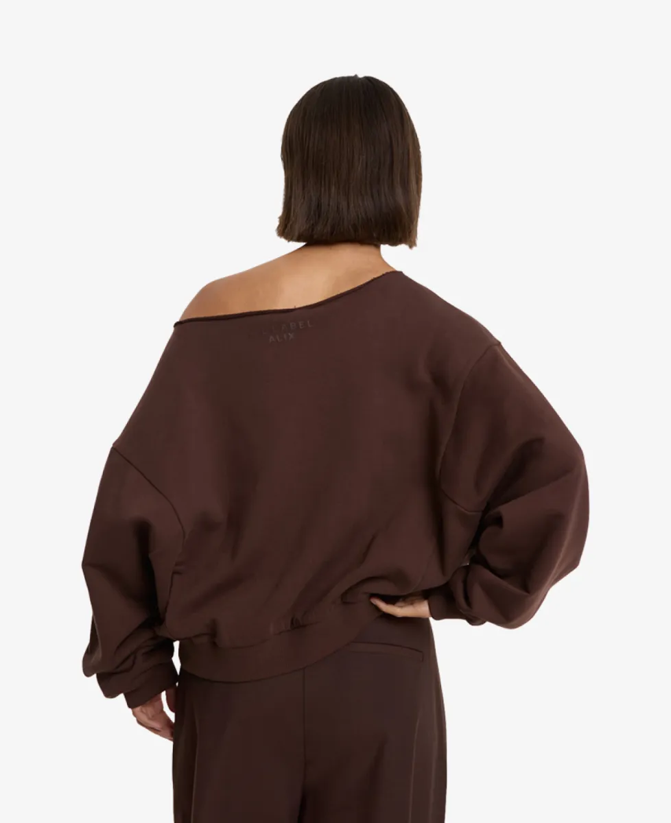 ALIX The Label Sweater - 659 Warm brown 3 ALIX The Label ALIX The Label Sweater - 659 Warm brown