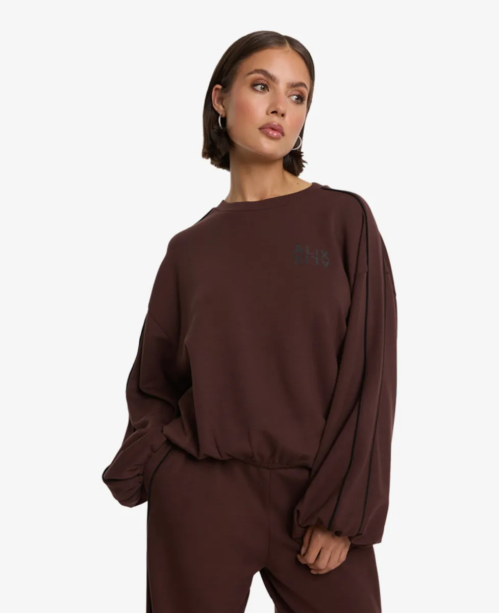 ALIX The Label Sweater - 659 Warm brown 3 ALIX The Label ALIX The Label Sweater - 659 Warm brown