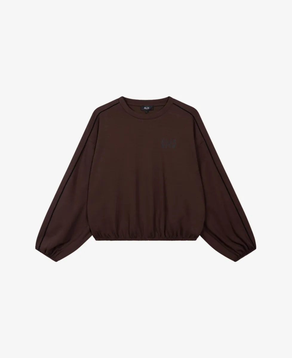 ALIX The Label Sweater - 659 Warm brown 1 ALIX The Label ALIX The Label Sweater - 659 Warm brown