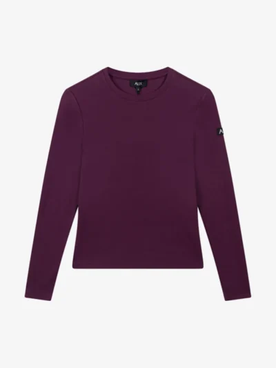 ALIX The Label ALIX The Label Tshirt lm - 517 Aubergine