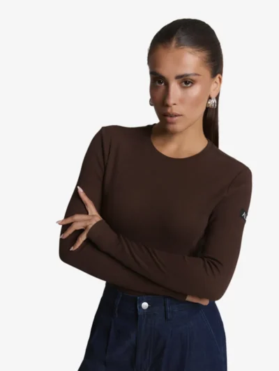 ALIX The Label ALIX The Label Tshirt lm - 659 Warm brown