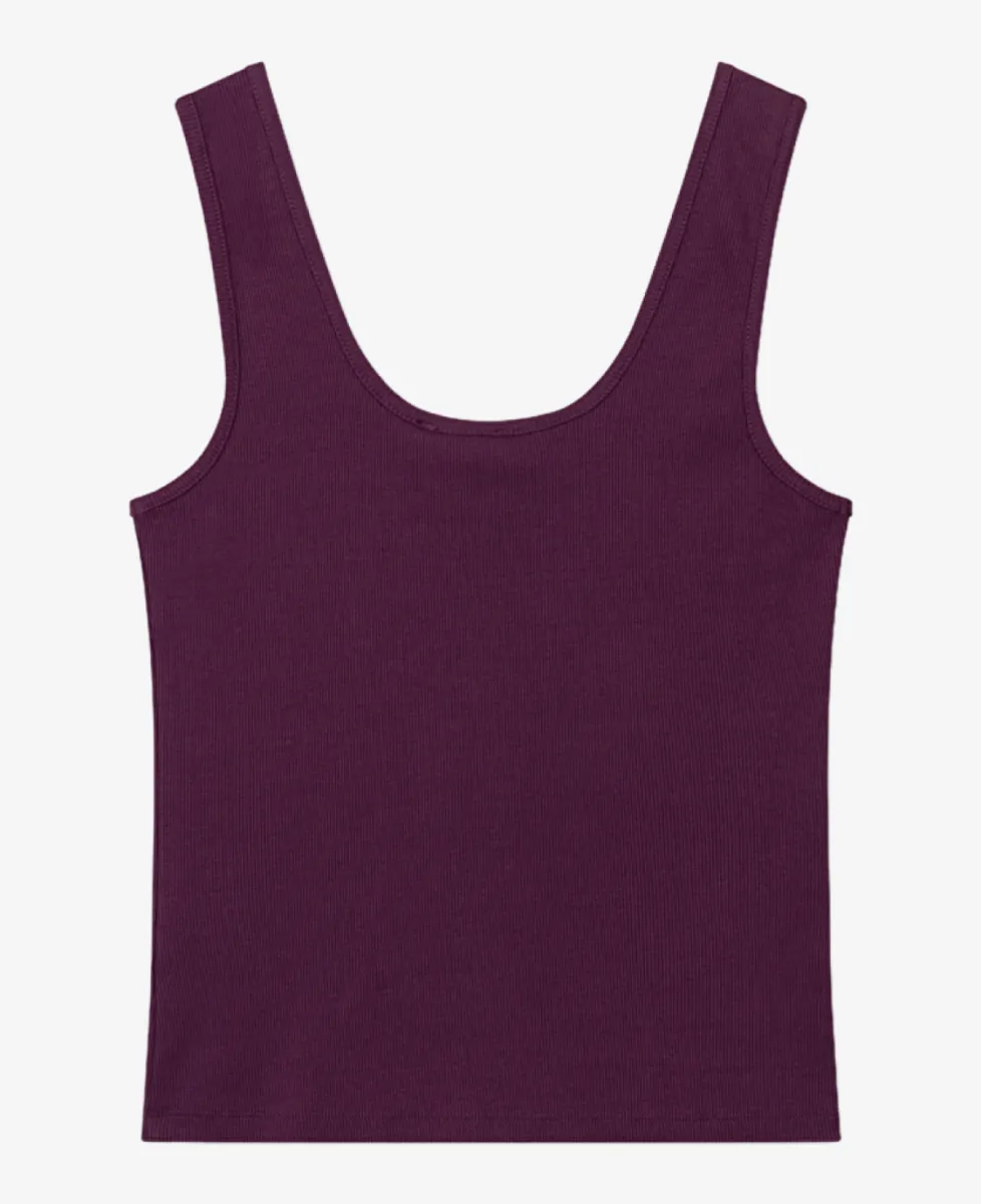 ALIX The Label Top ml - 517 Aubergine 3 ALIX The Label ALIX The Label Top ml - 517 Aubergine