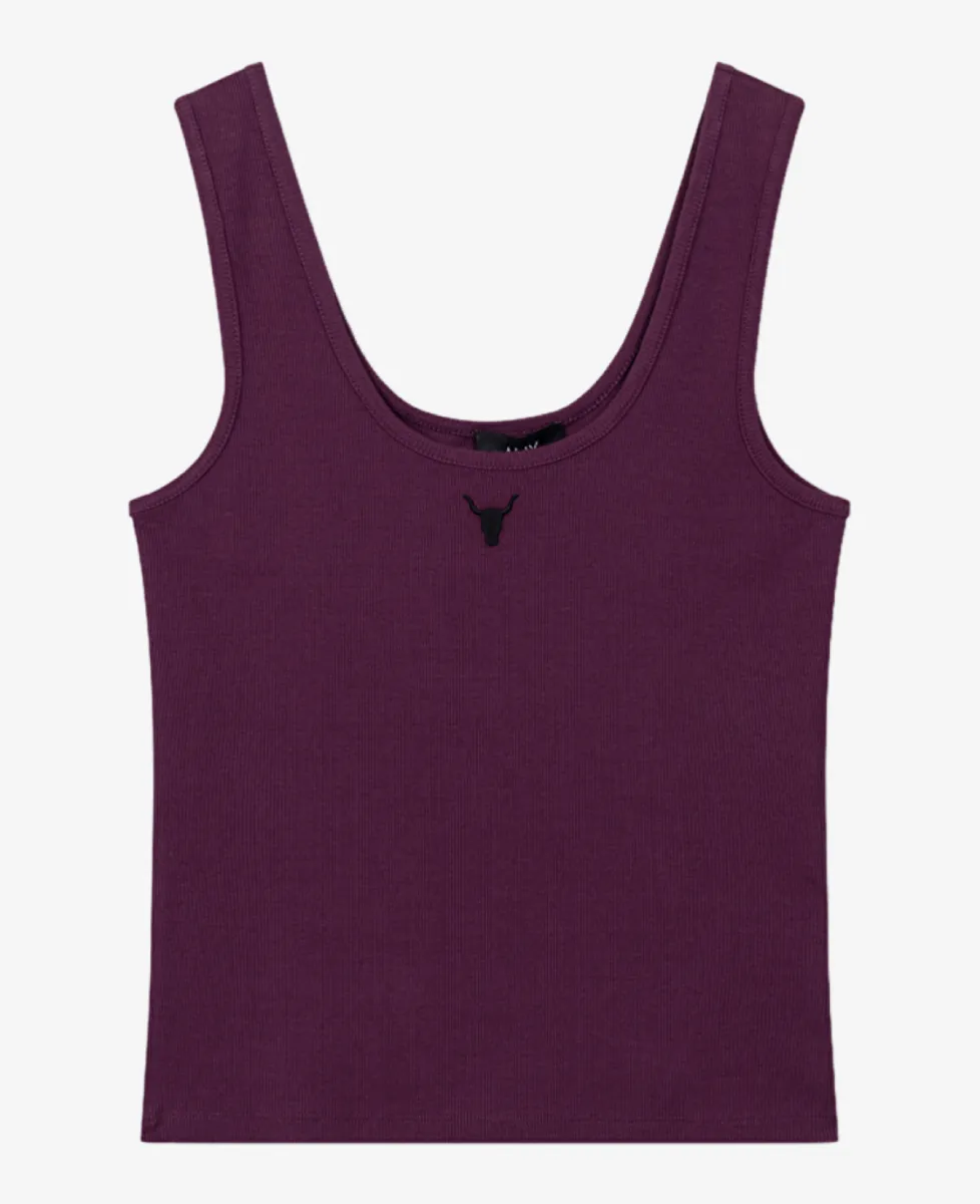 ALIX The Label Top ml - 517 Aubergine 1 ALIX The Label ALIX The Label Top ml - 517 Aubergine