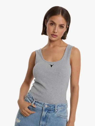 ALIX The Label ALIX The Label Top ml - 880 Soft grey melange