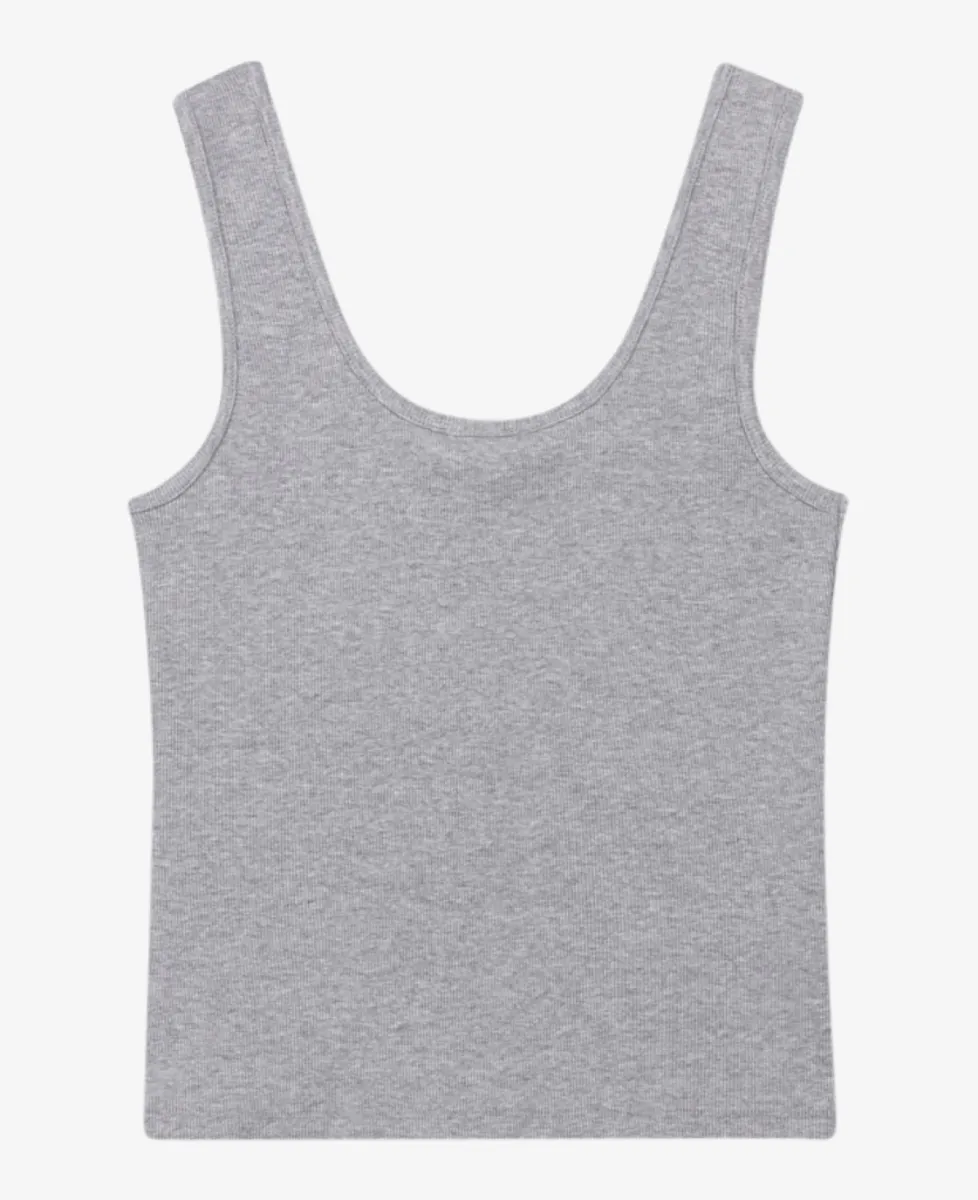 ALIX The Label Top ml - 880 Soft grey melange 3 ALIX The Label ALIX The Label Top ml - 880 Soft grey melange