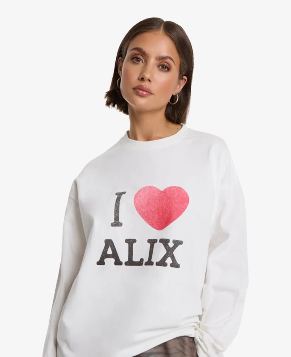 ALIX The Label Tshirt lm - 012 Soft White 2 ALIX The Label ALIX The Label Tshirt lm - 012 Soft White