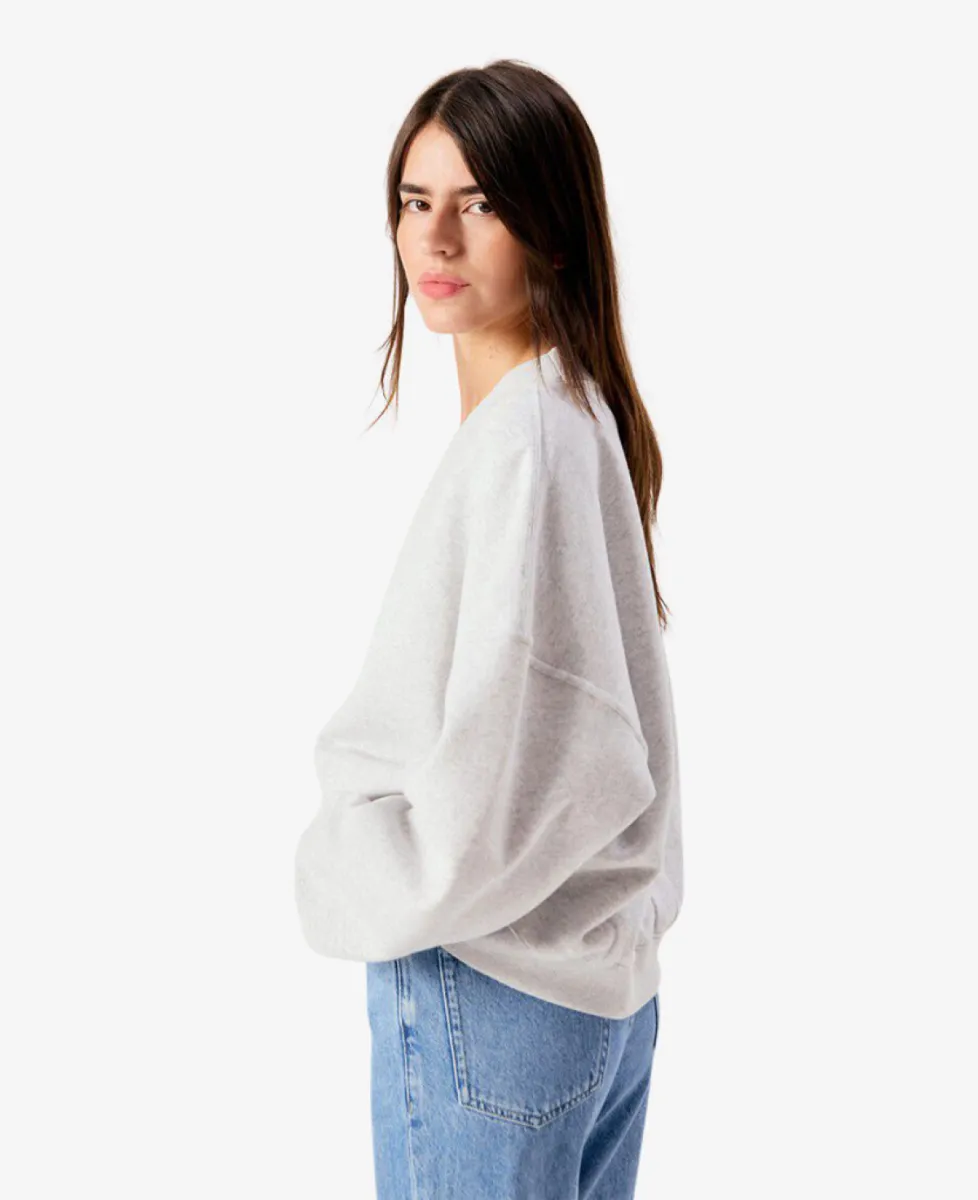 American Vintage Sweat - Heather grey 5 American Vintage American Vintage Sweat - Heather grey
