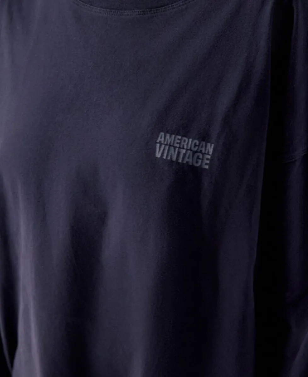 American Vintage Longsleeve - Noir 5 American Vintage American Vintage Longsleeve - Noir