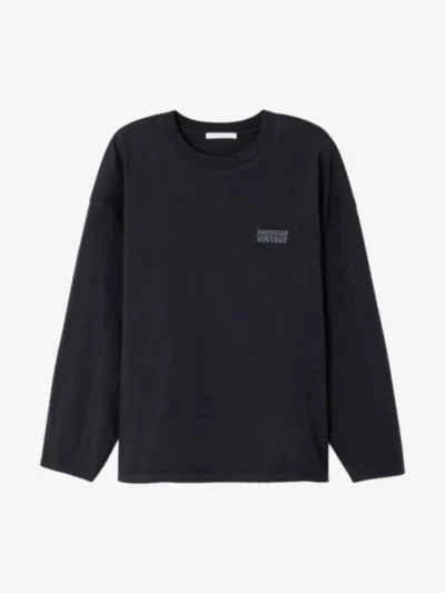 American Vintage American Vintage Longsleeve - Noir