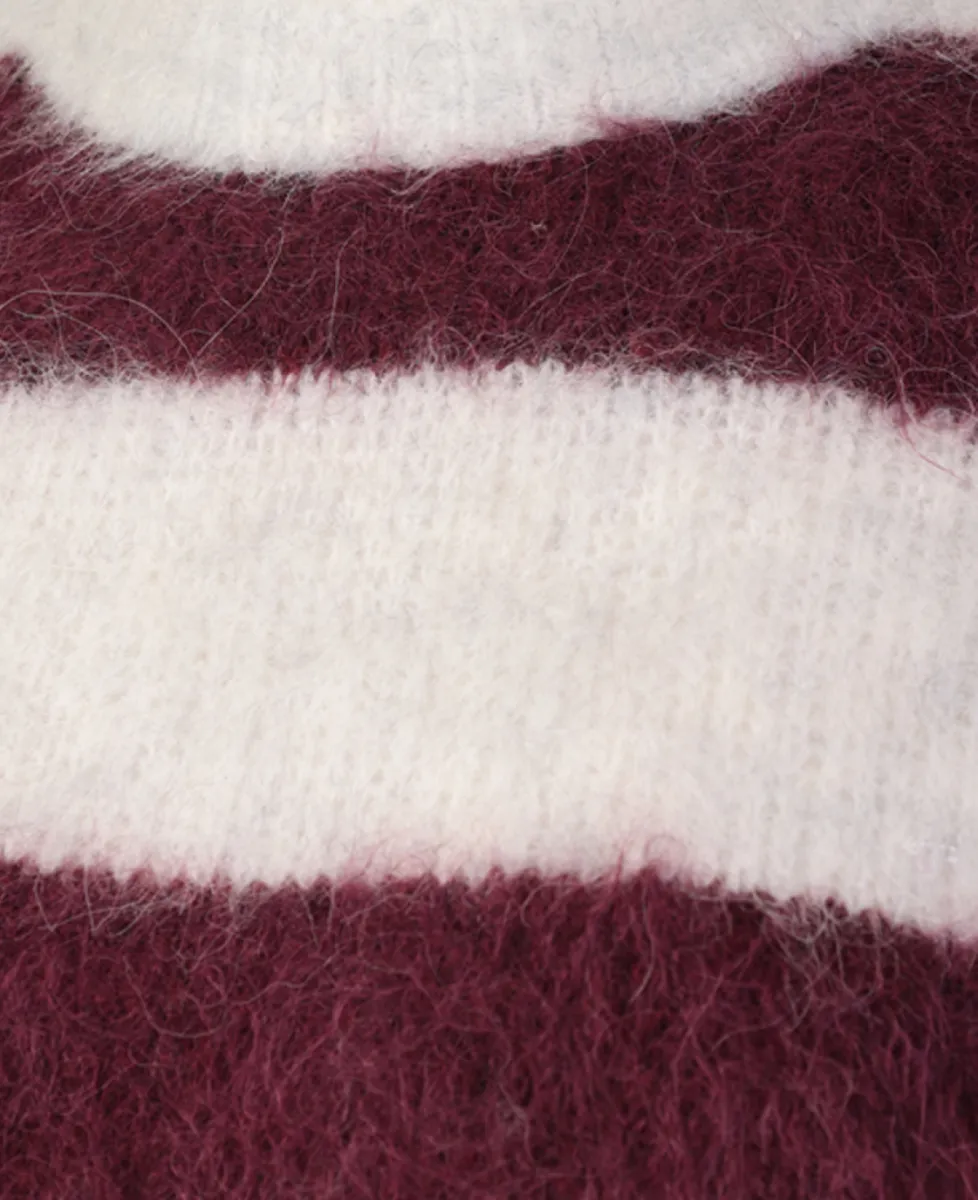 American Vintage Spencer - Rayures Cranberry 2 American Vintage American Vintage Spencer - Rayures Cranberry