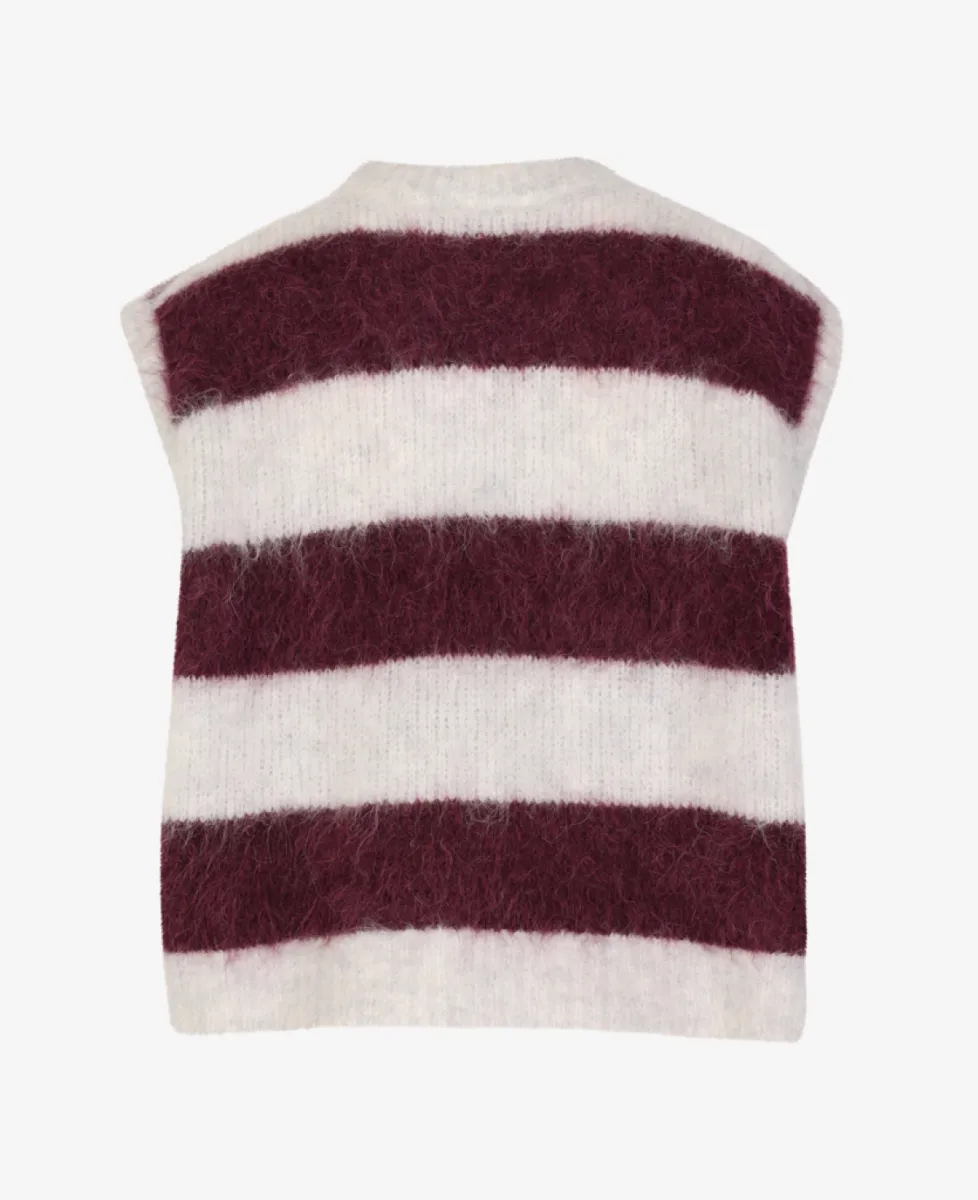 American Vintage Spencer - Rayures Cranberry 4 American Vintage American Vintage Spencer - Rayures Cranberry