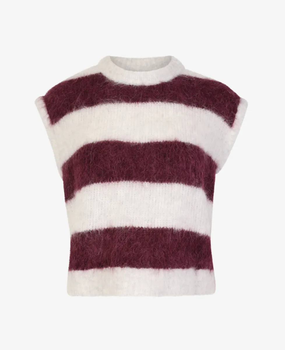 American Vintage Spencer - Rayures Cranberry 1 American Vintage American Vintage Spencer - Rayures Cranberry
