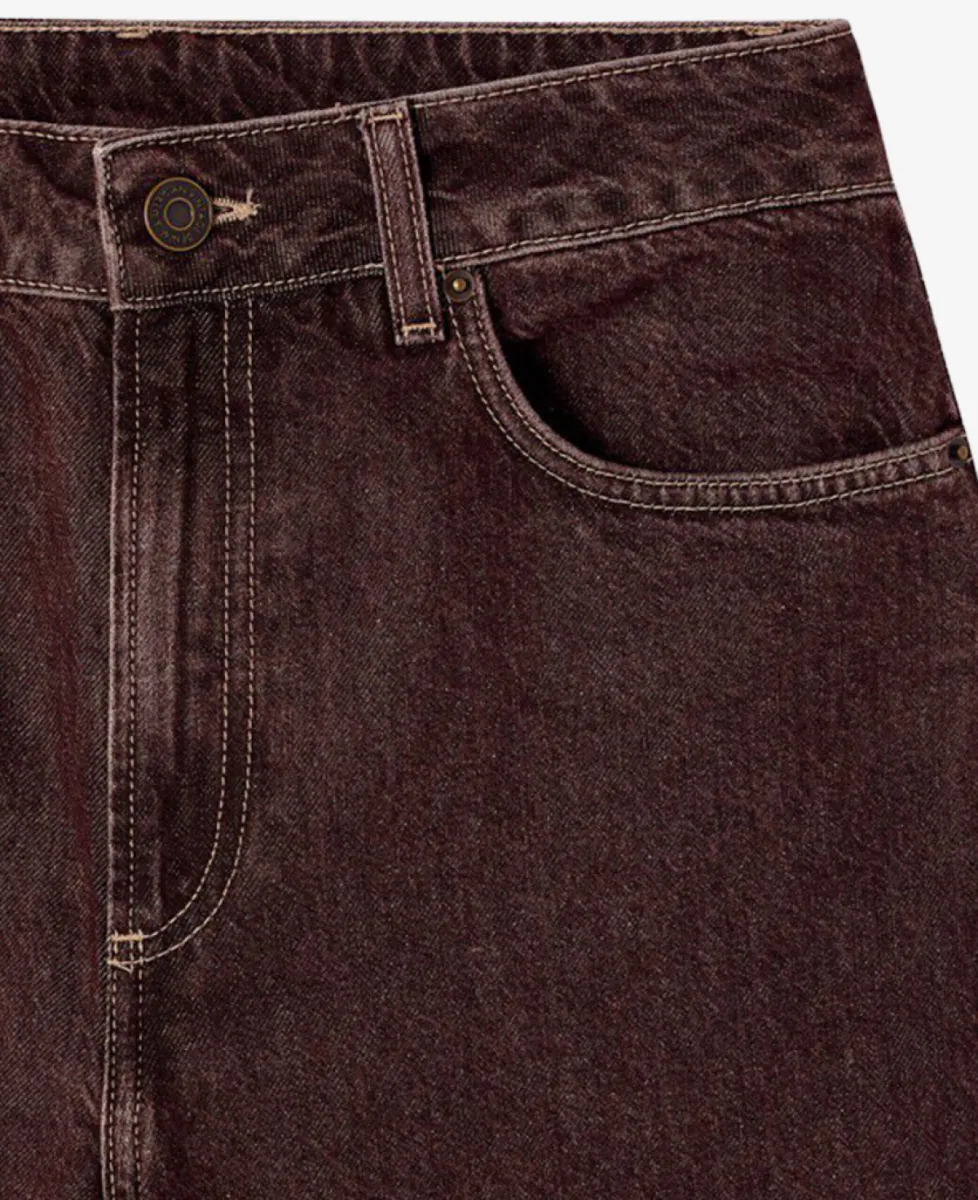American Vintage Broek - Raisin 2 American Vintage American Vintage Broek - Raisin