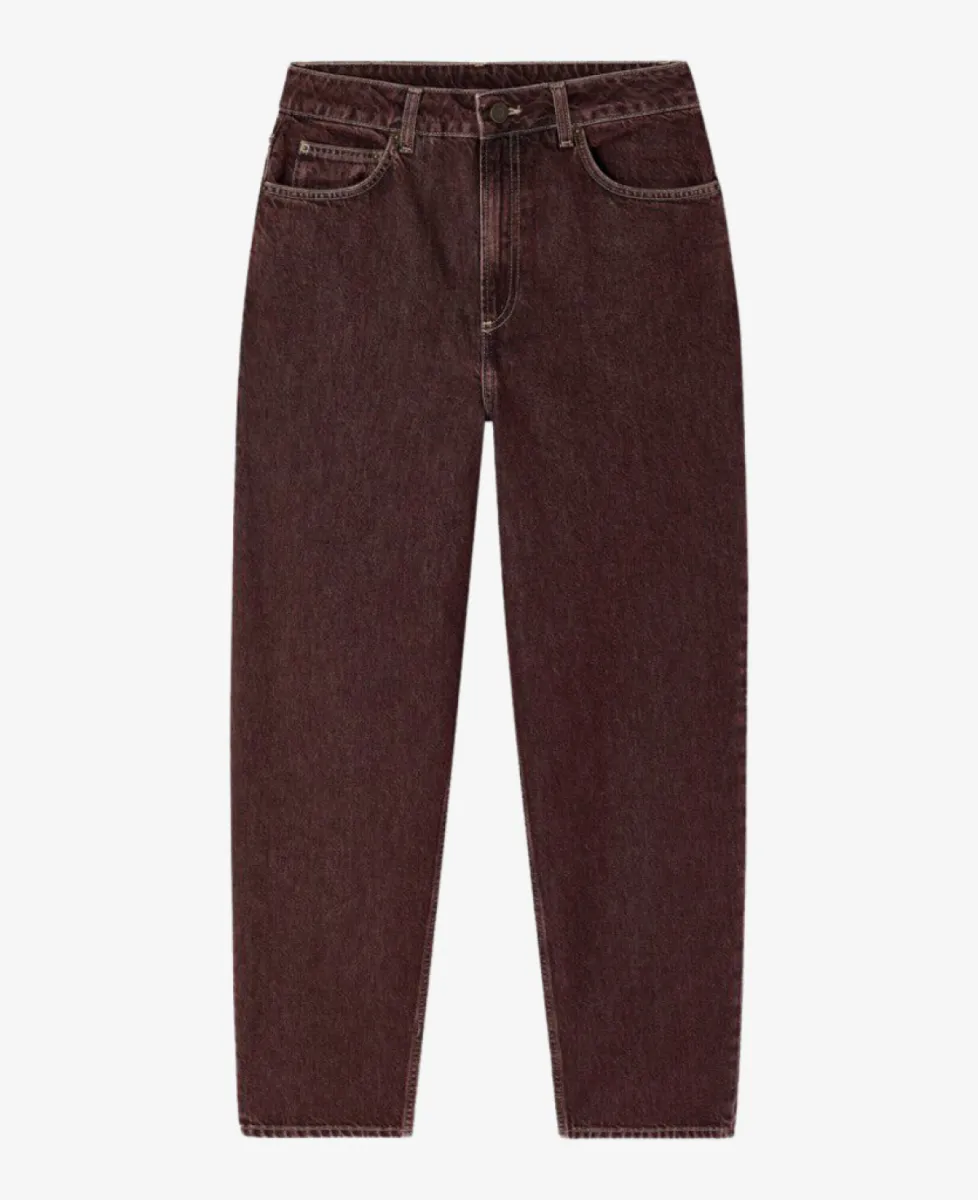 American Vintage Broek - Raisin 1 American Vintage American Vintage Broek - Raisin