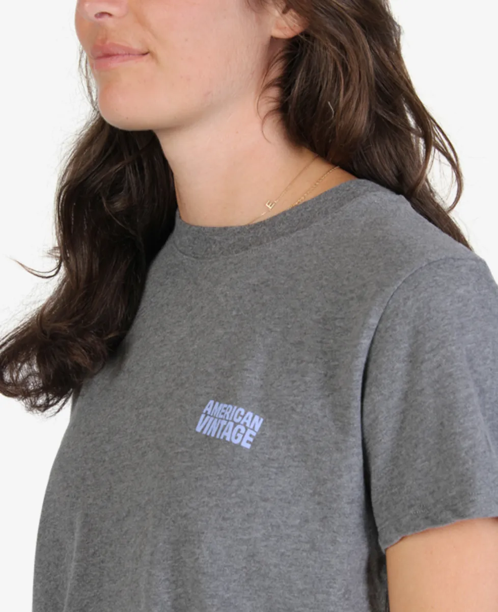 American Vintage Tshirt km - Granite Chine 4 American Vintage American Vintage Tshirt km - Granite Chine