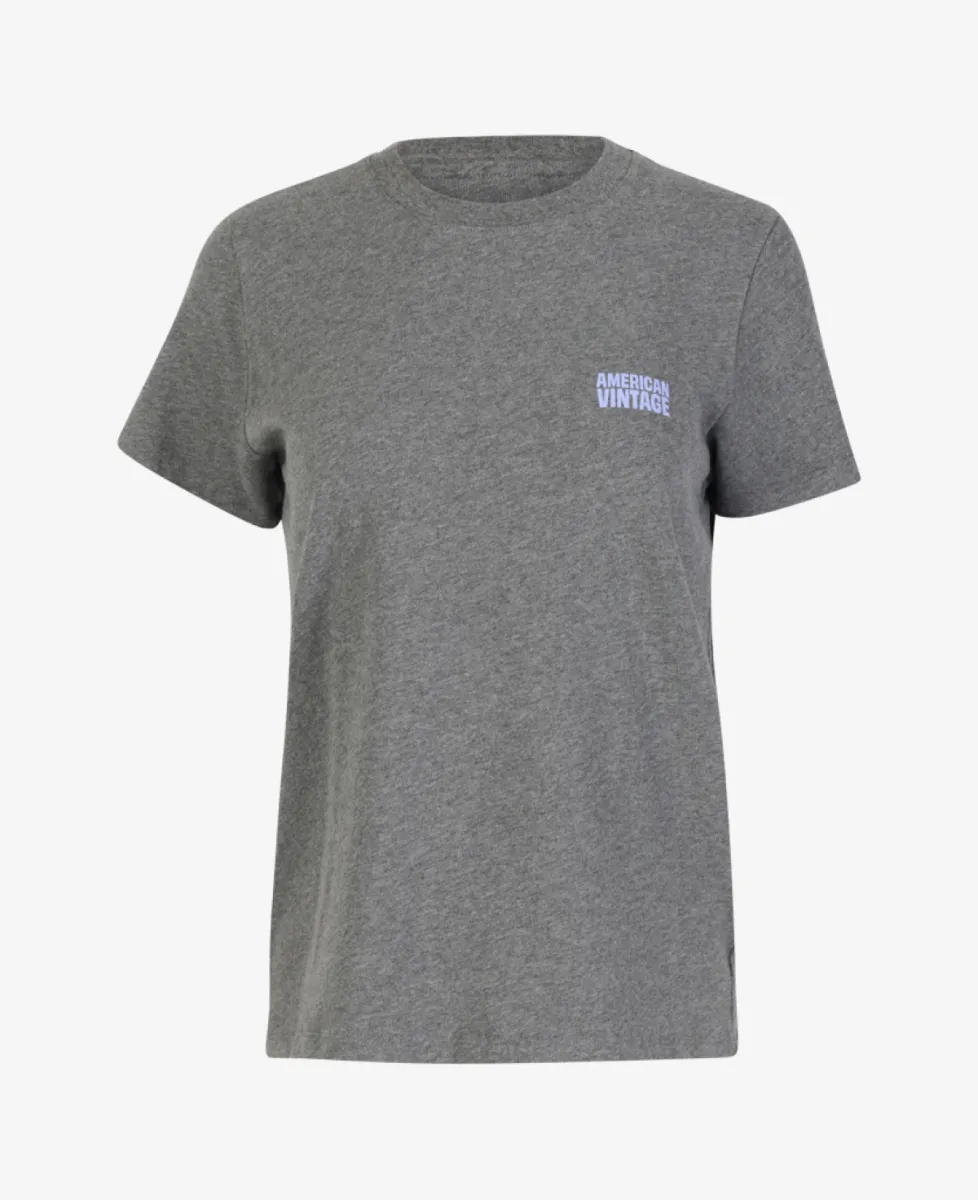 American Vintage Tshirt km - Granite Chine 1 American Vintage American Vintage Tshirt km - Granite Chine