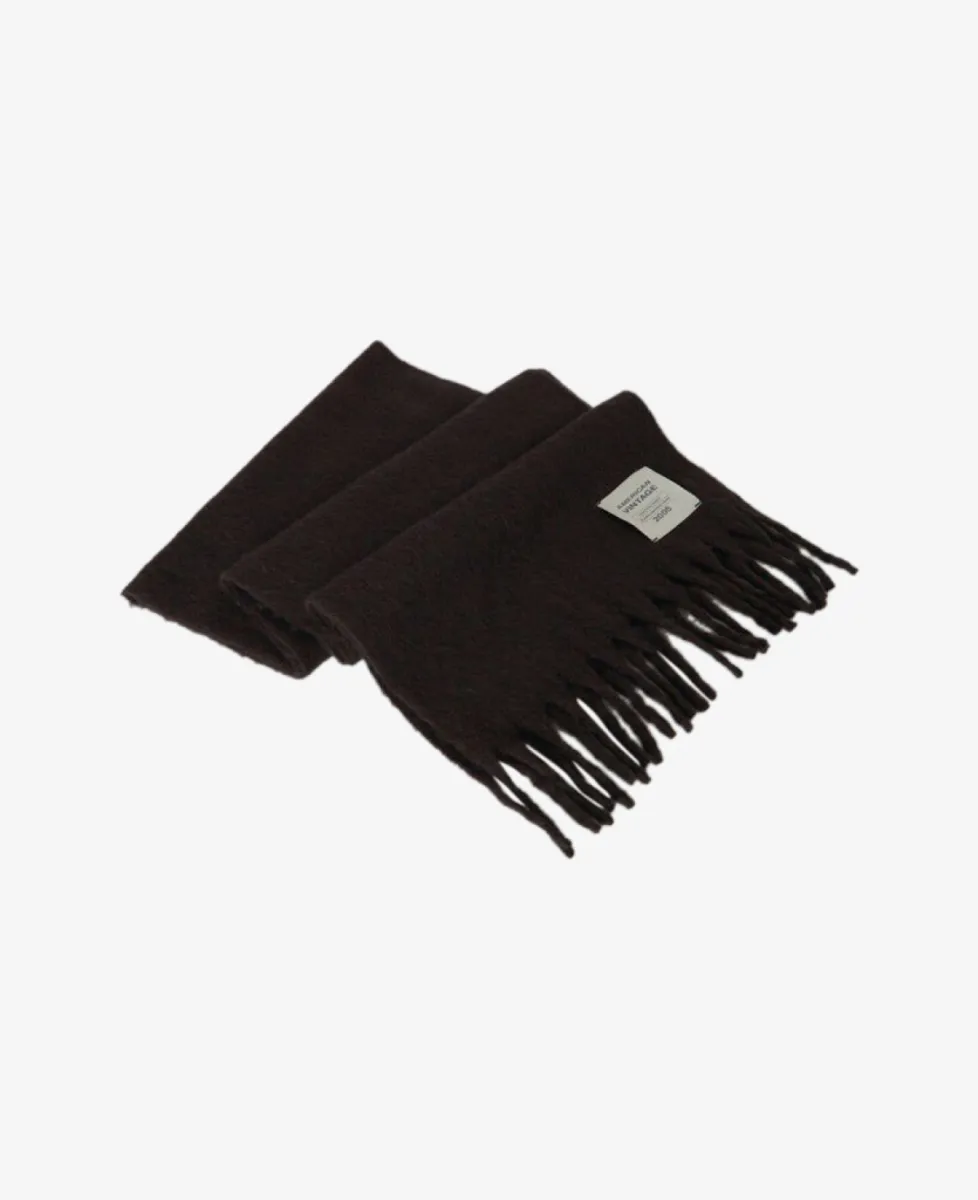 American Vintage Sjaal met sliert - Brownie 2 American Vintage American Vintage Sjaal met sliert - Brownie
