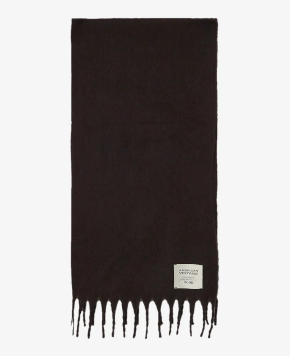 American Vintage Sjaal met sliert - Brownie 1 American Vintage American Vintage Sjaal met sliert - Brownie