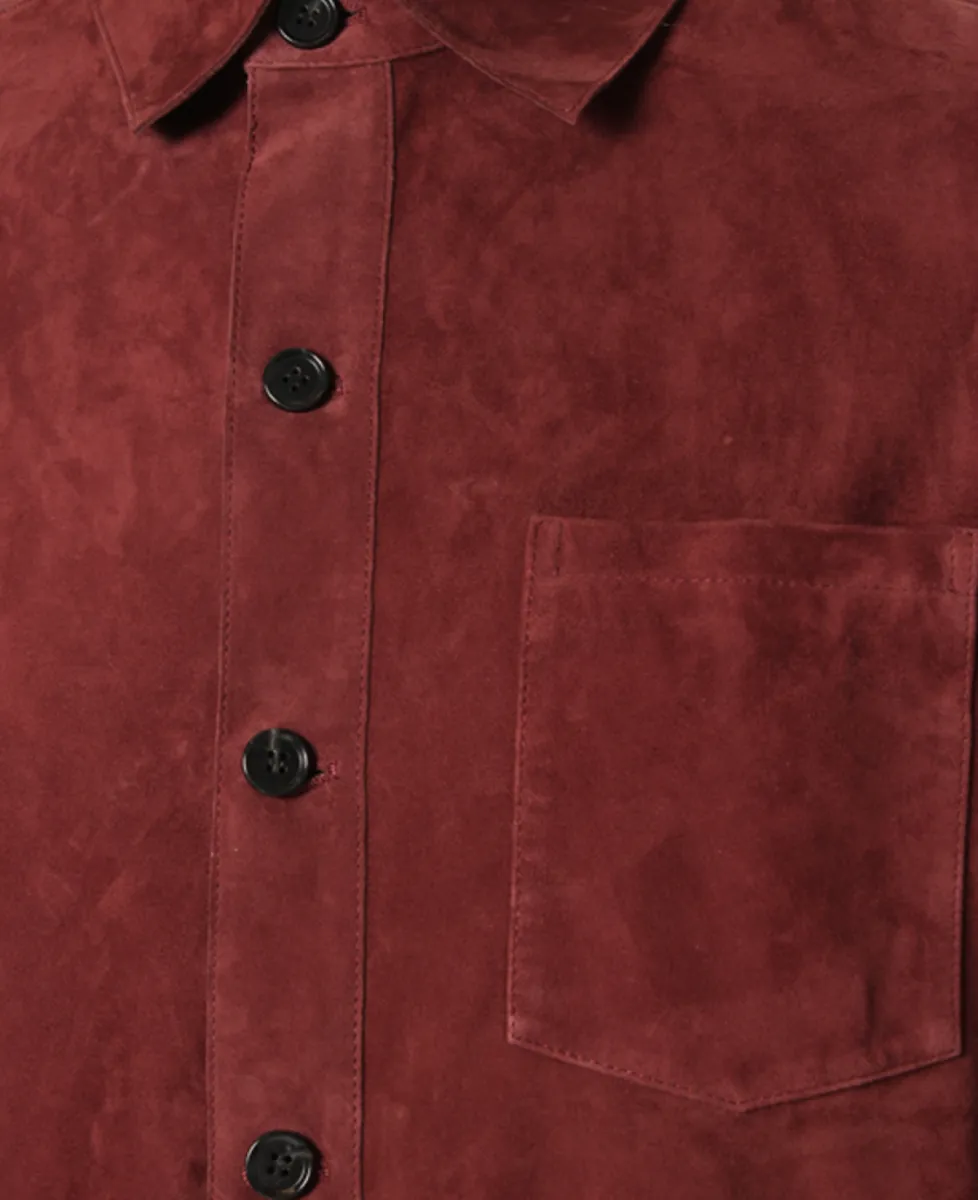 Arma Overshirt Suede - Shiraz 2 Arma Arma Overshirt Suede - Shiraz
