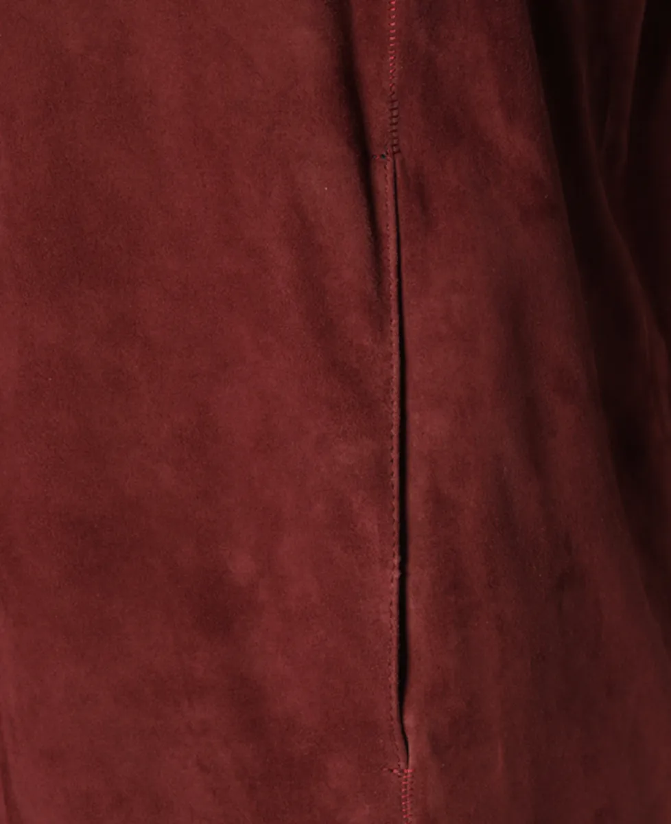 Arma Overshirt Suede - Shiraz 3 Arma Arma Overshirt Suede - Shiraz