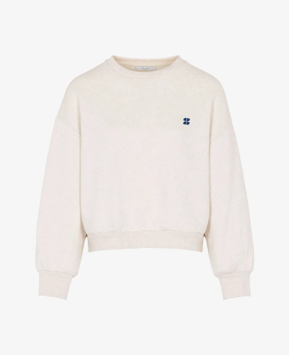 By-Bar Sweater - 826 oyster melee 1 By-Bar By-Bar Sweater - 826 oyster melee