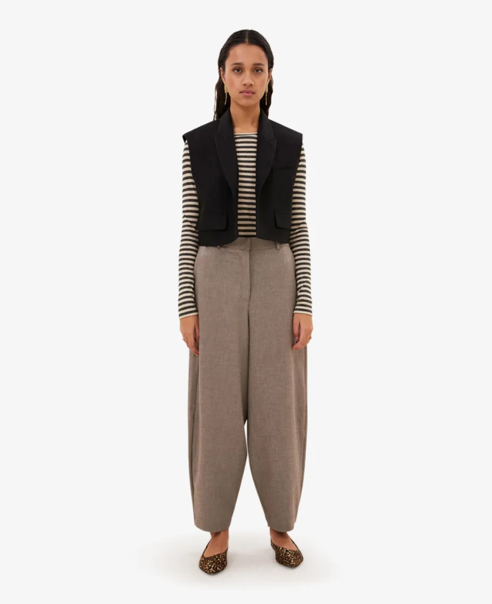 By-Bar Pantalon - 1706 biscuit melee 2 By-Bar By-Bar Pantalon - 1706 biscuit melee