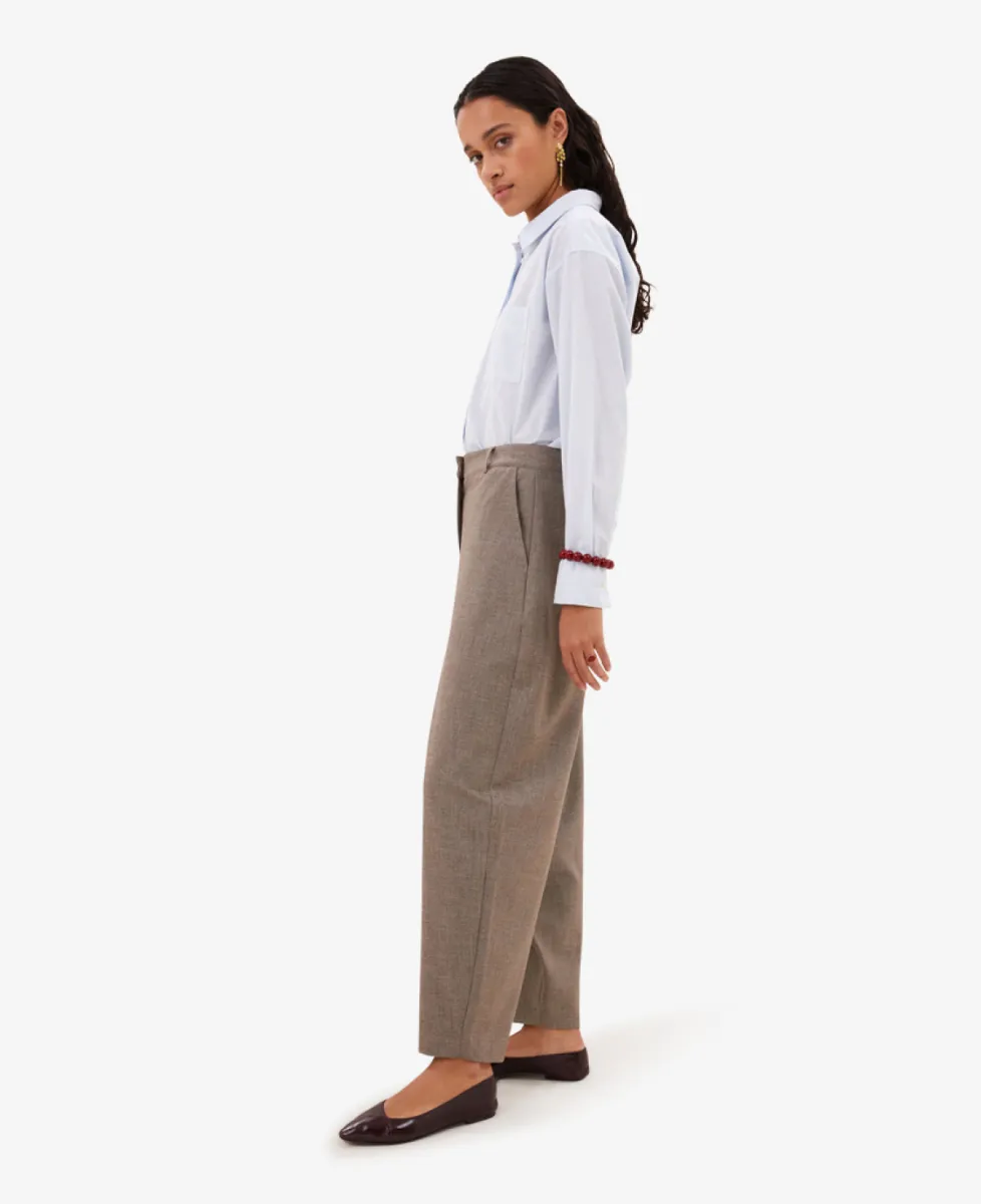 By-Bar Pantalon - 1706 biscuit melee 4 By-Bar By-Bar Pantalon - 1706 biscuit melee