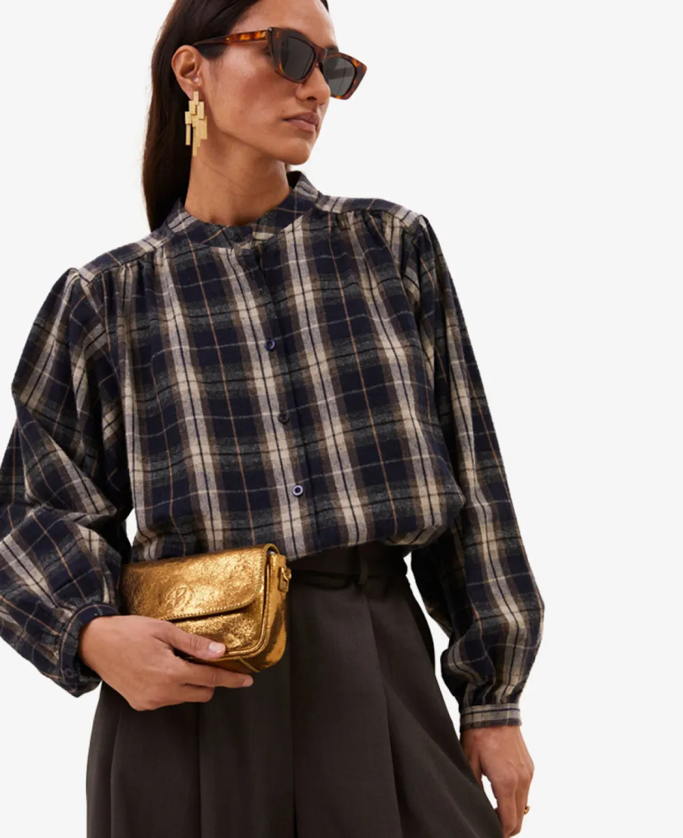 By-Bar Blouse - 1651 jagger check 3 By-Bar By-Bar Blouse - 1651 jagger check