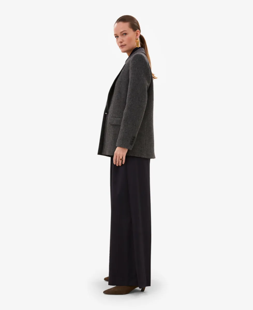By-Bar Blazer - 835 dark grey melee 4 By-Bar By-Bar Blazer - 835 dark grey melee