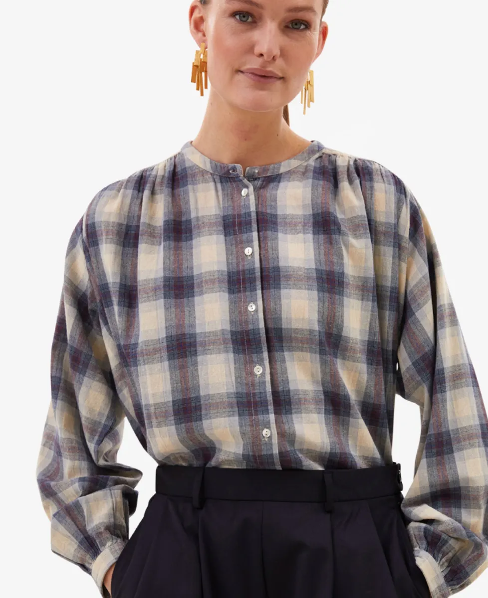 By-Bar Blouse - 1617 tokyo check 3 By-Bar By-Bar Blouse - 1617 tokyo check