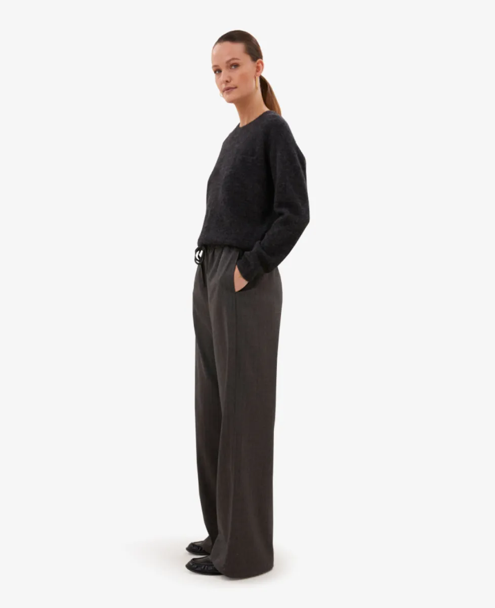 By-Bar Pantalon - 839 black herringbone 3 By-Bar By-Bar Pantalon - 839 black herringbone