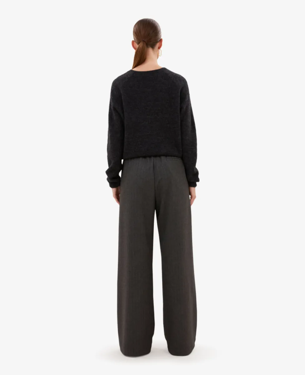 By-Bar Pantalon - 839 black herringbone 4 By-Bar By-Bar Pantalon - 839 black herringbone