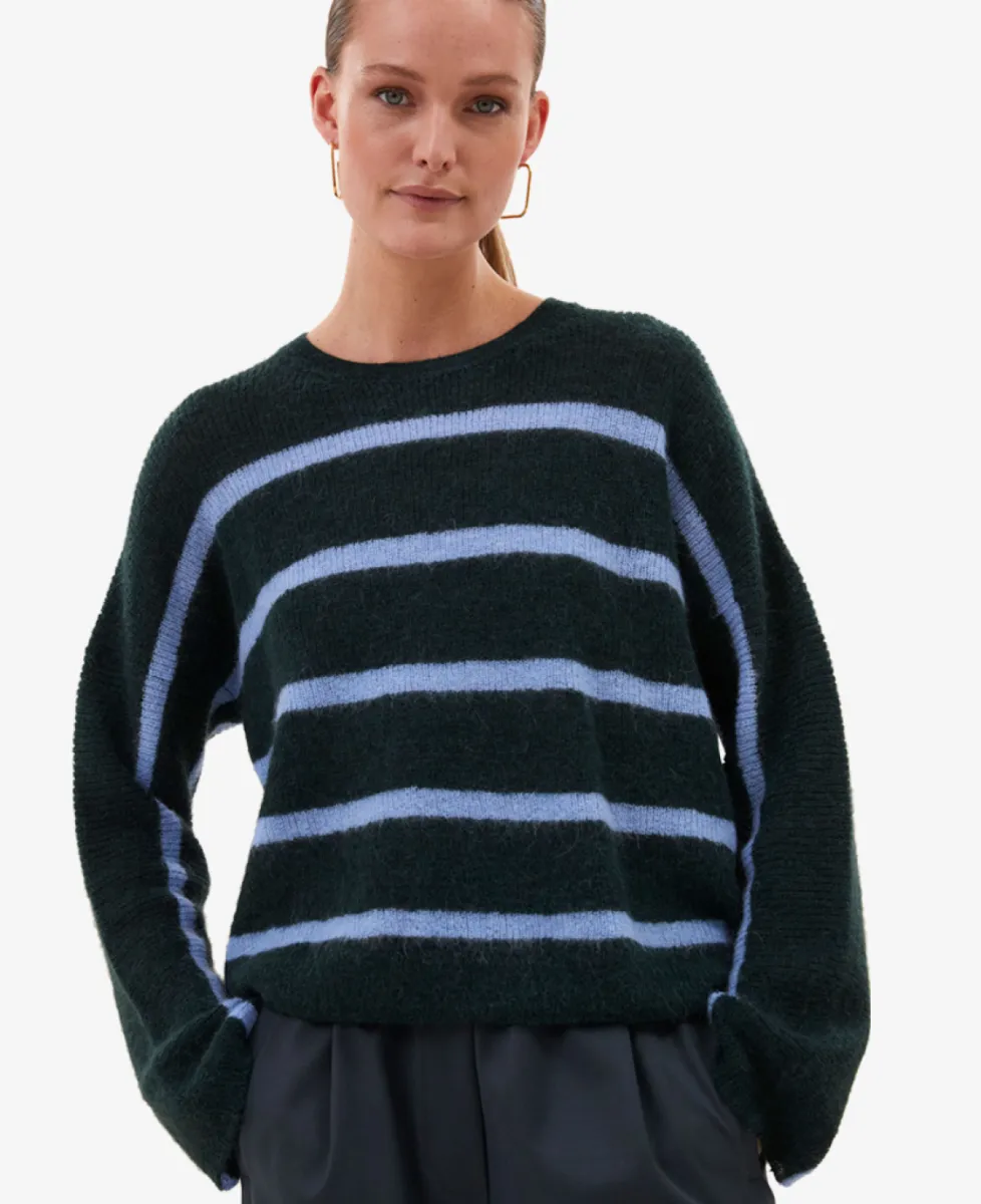 By-Bar Trui - 1409 green cloud stripe 3 By-Bar By-Bar Trui - 1409 green cloud stripe