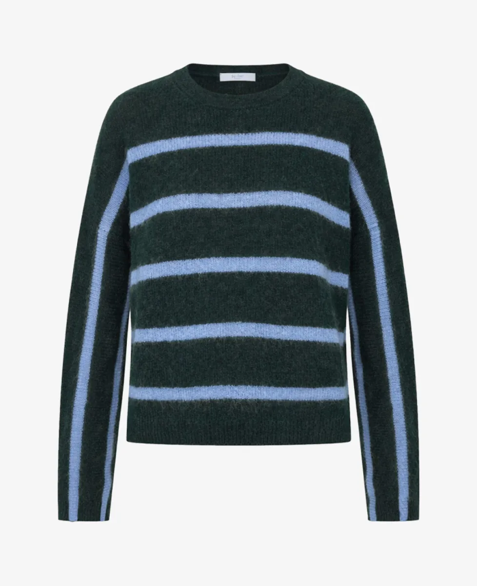 By-Bar Trui - 1409 green cloud stripe 1 By-Bar By-Bar Trui - 1409 green cloud stripe