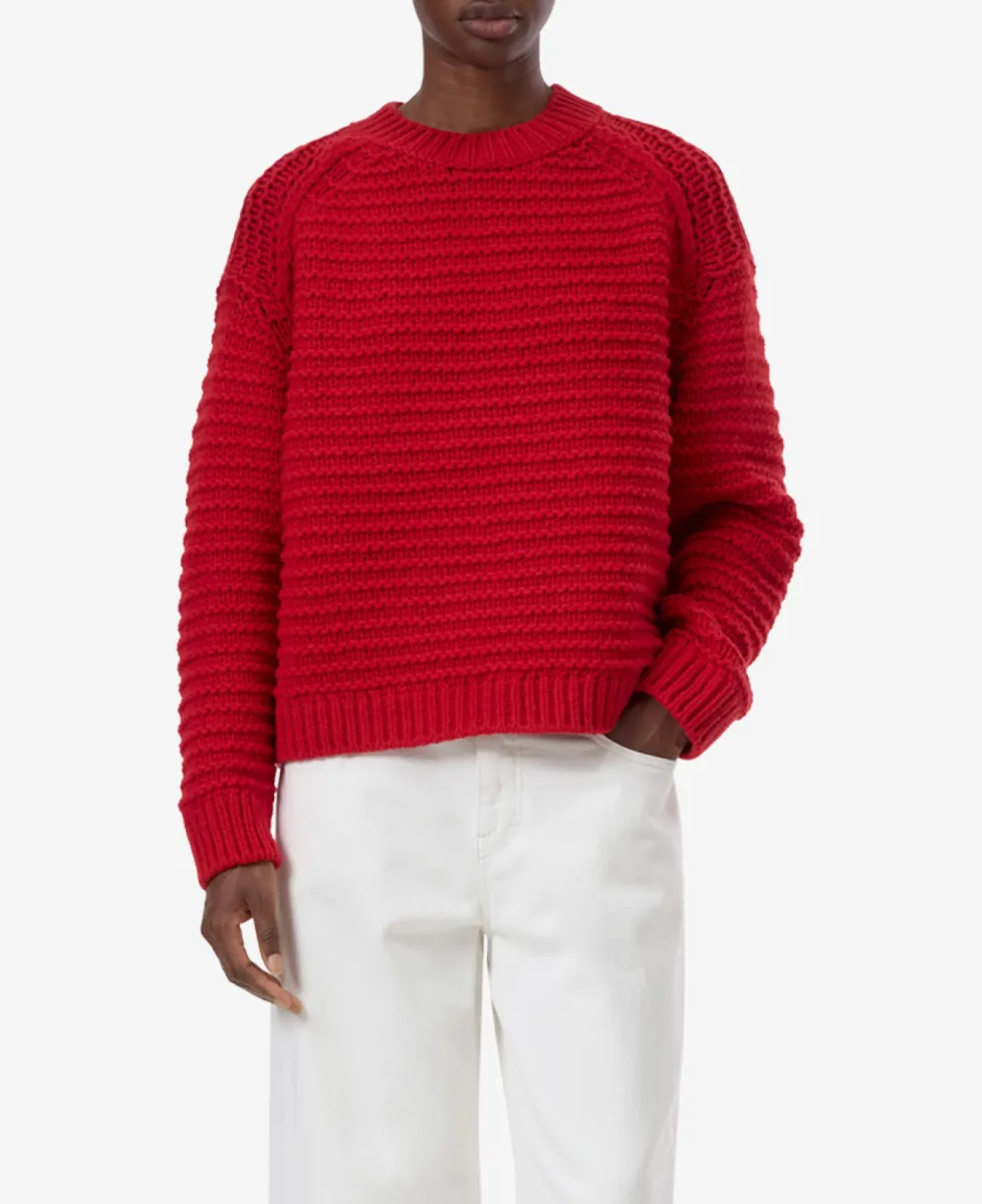 Closed Trui - 301 Cinnabar red 2 Closed Closed Trui - 301 Cinnabar red