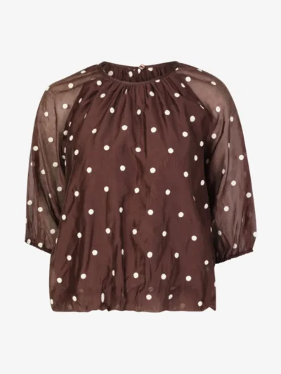 co'couture co'couture Blouse - Dark Brown