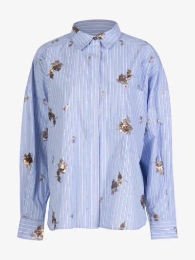District District Blouse - 5140 blue stripe