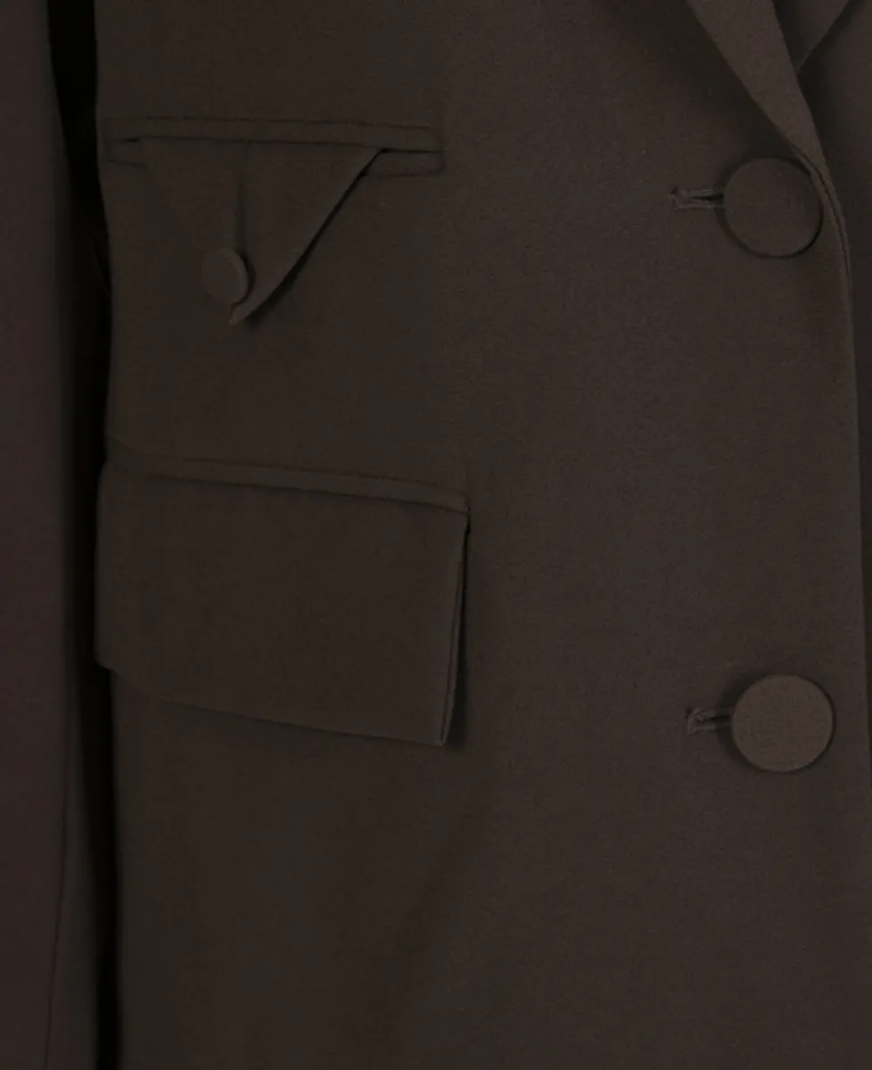 District Blazer - 2980 dark chocolate 2 District District Blazer - 2980 dark chocolate