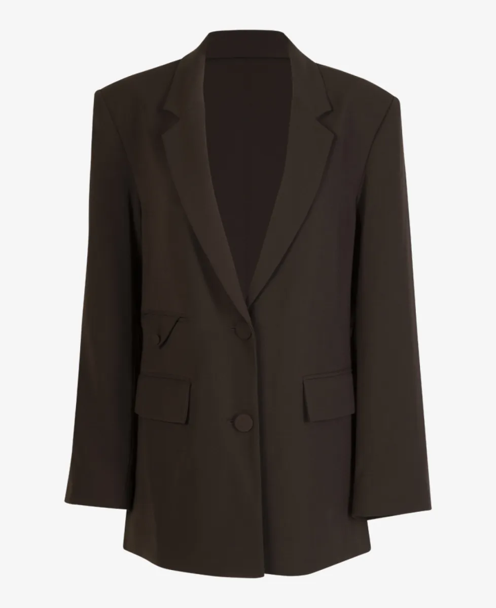 District Blazer - 2980 dark chocolate 1 District District Blazer - 2980 dark chocolate