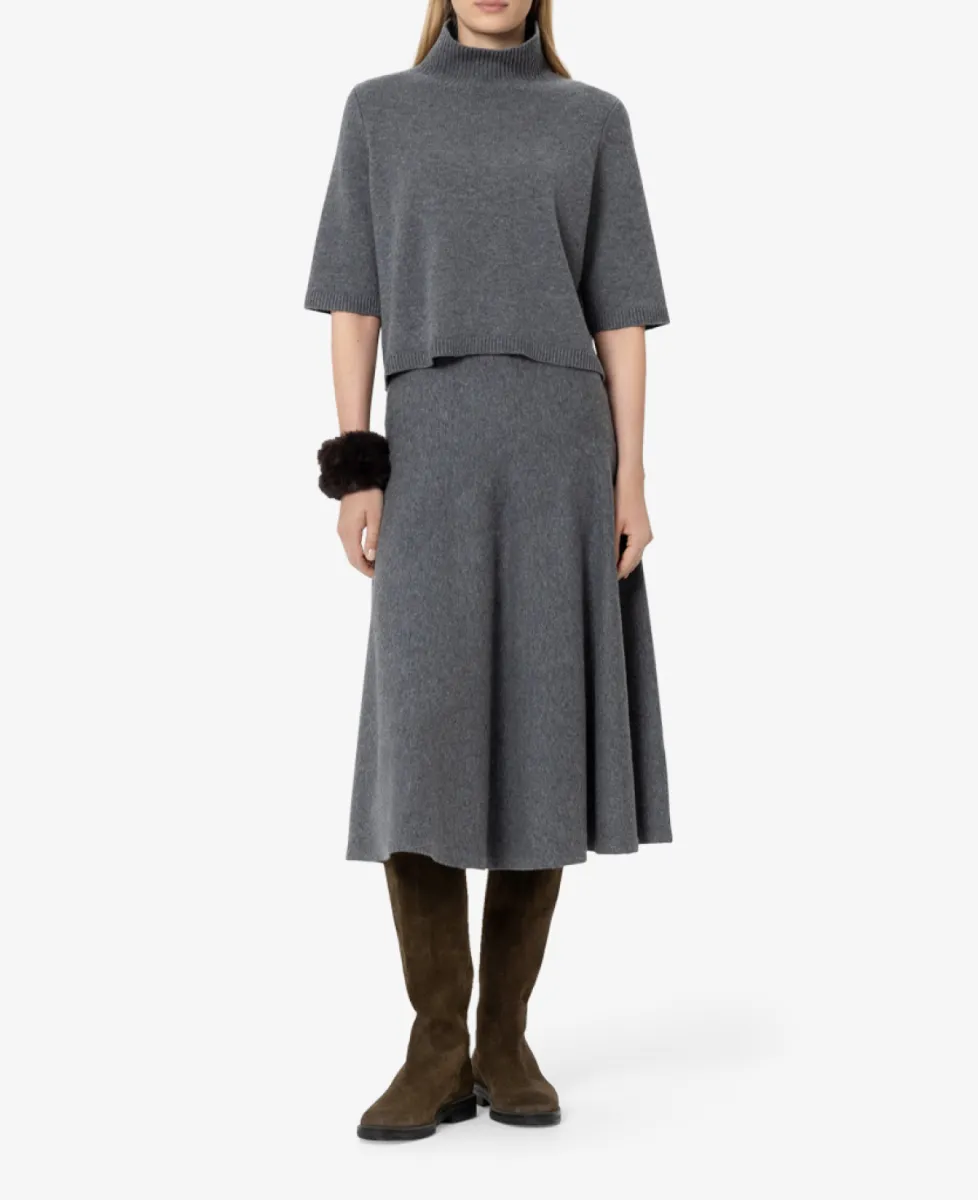 Luisa Cerano Turtleneck aus Woll-Mix - heather grey 2 Luisa Cerano Luisa Cerano Turtleneck aus Woll-Mix - heather grey