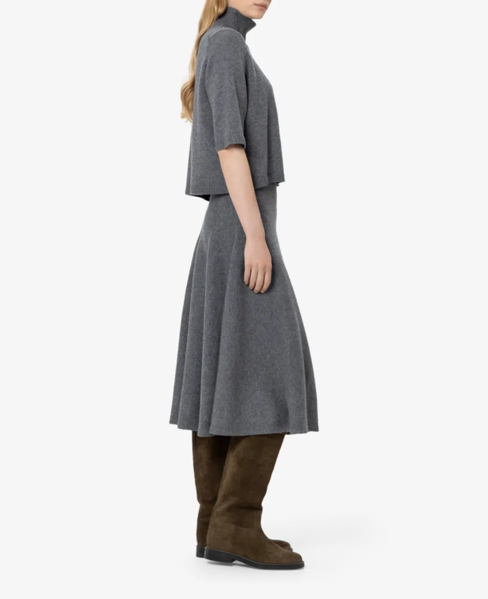 Luisa Cerano Turtleneck aus Woll-Mix - heather grey 4 Luisa Cerano Luisa Cerano Turtleneck aus Woll-Mix - heather grey